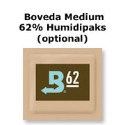 "Boveda 62" Humidipaky - vytvořené pro ošetřování a uchovávání konopí