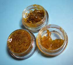 Cannabis concentrates like BHO often don't have a strong "cannabis" smell, especially when compared to straight buds