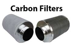 Carbon filters are a great way to reduce smell in the grow room
