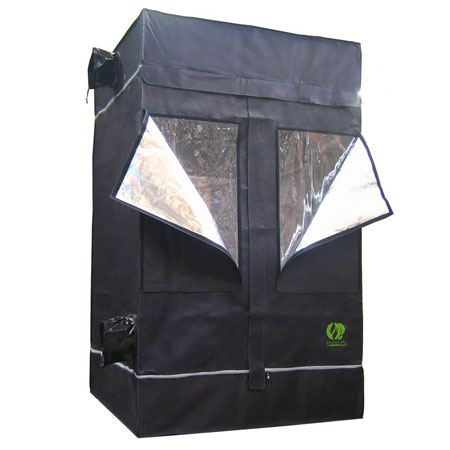 The cannabis grow tent we use