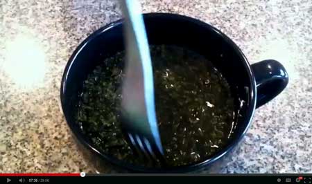Step 4 - Mix solvent and cannabis together for about 3 minutes