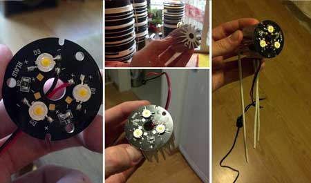 Upgrade your space bucket by wiring in a small LED grow light